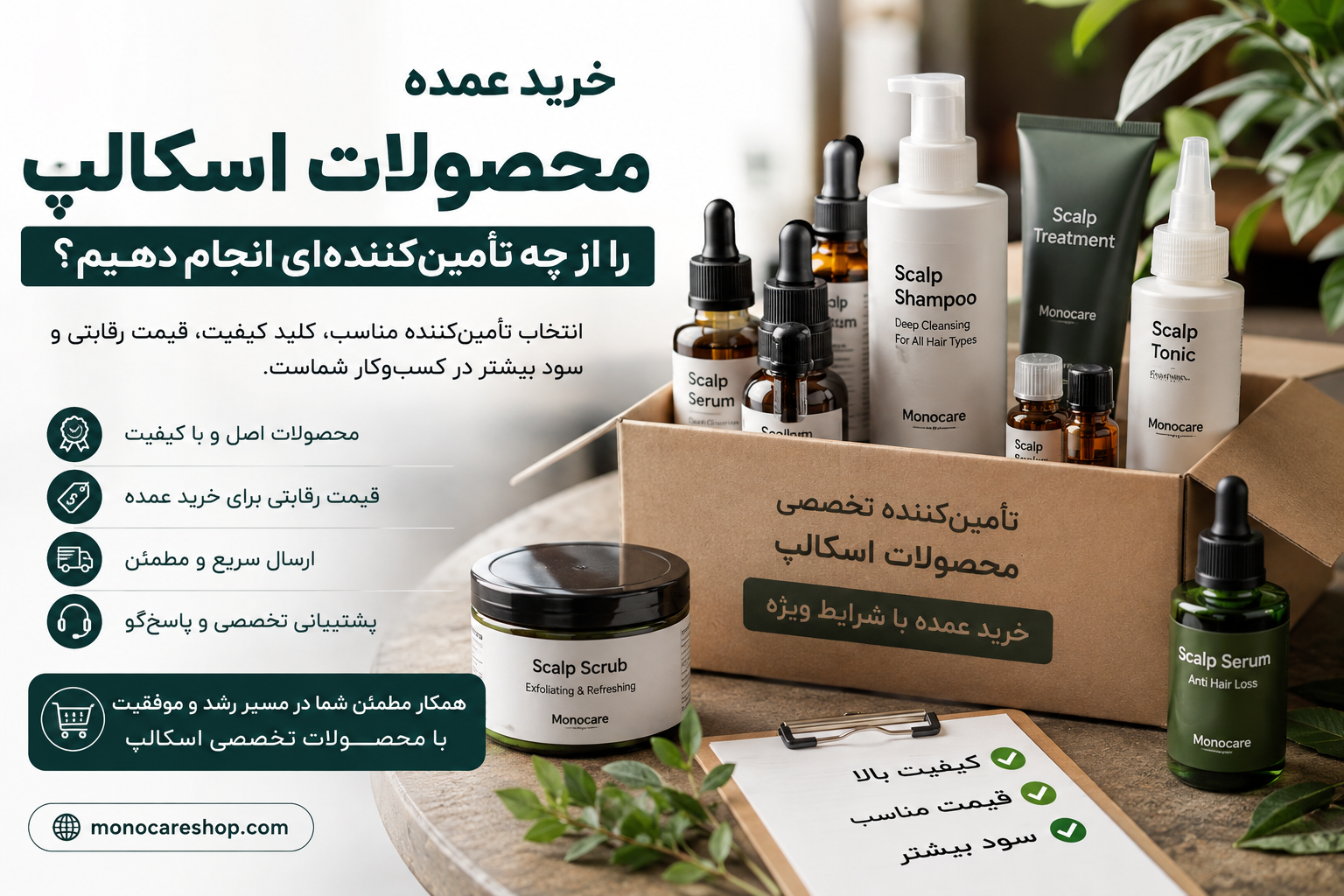 خرید عمده محصولات اسکالپ را از چه تأمینکنندهای انجام دهیم؟